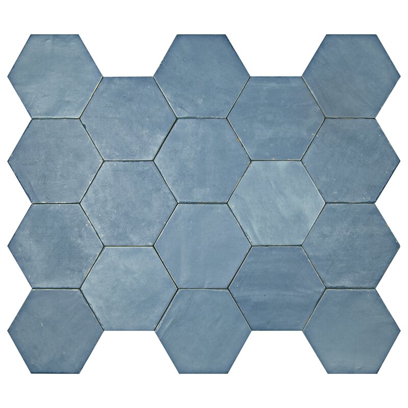 KDC Tile and Marble Authentic Hexagon 6" x 6" Porcelain Wall & Floor